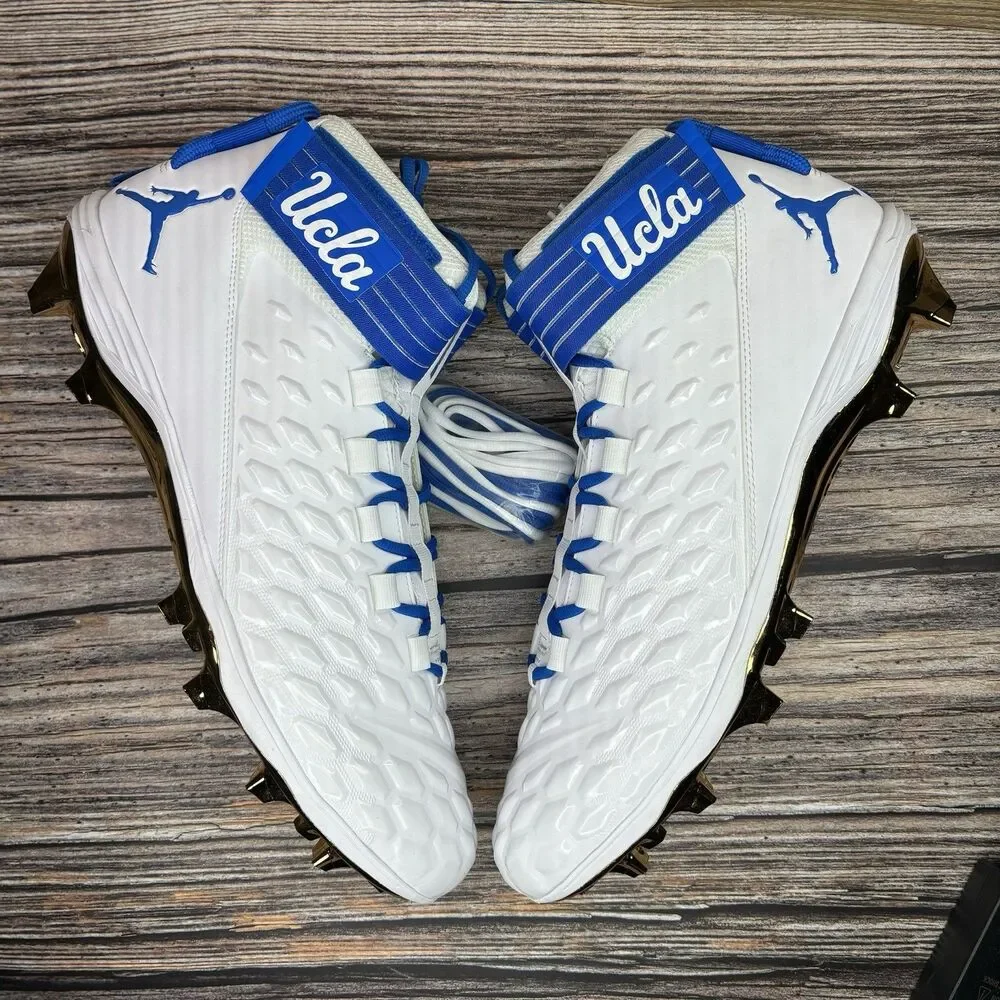 Size 18 Nike Jordan UCLA Bruins Force Savage ELT 2 SMU P White/Blue CV1663-106